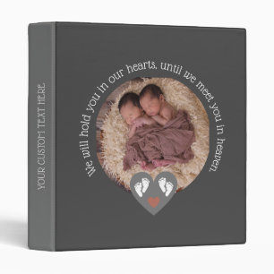 Classeur Twins fausse couche Baby Loss Memorial Stillborn