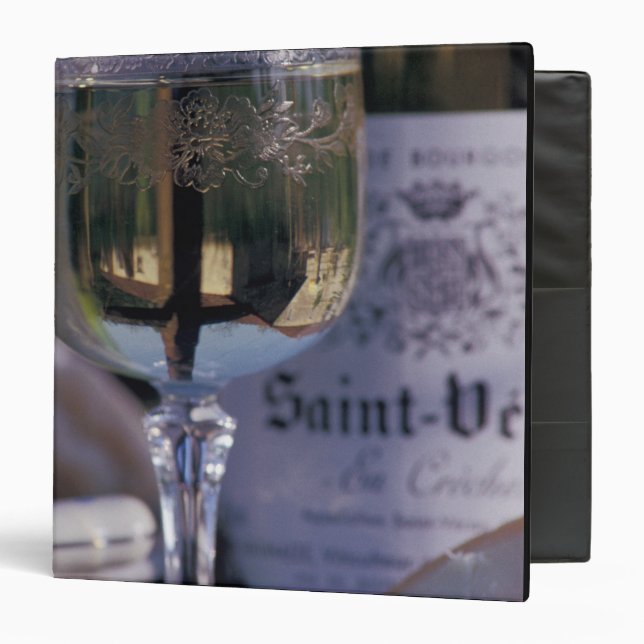 Classeur UE, France, Chablis, Vin local (Devant/Intérieur)