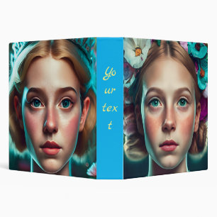 Classeur Un aperçu d'une jeune fille scandinave