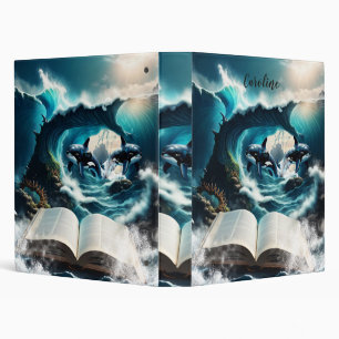 Classeur Un bain à vapeur Orca dans la vague.