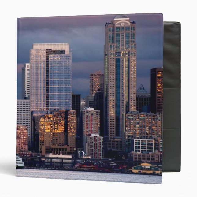 Classeur Un beau et dramatique coucher du soleil vu de (Devant/Intérieur)