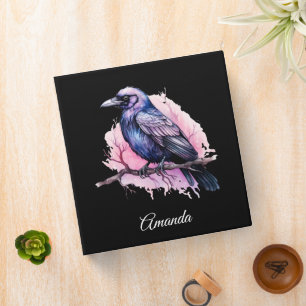 Classeur Un Corbeau noir sur une branche