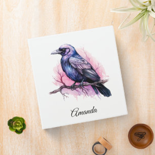 Classeur Un Corbeau noir sur une branche