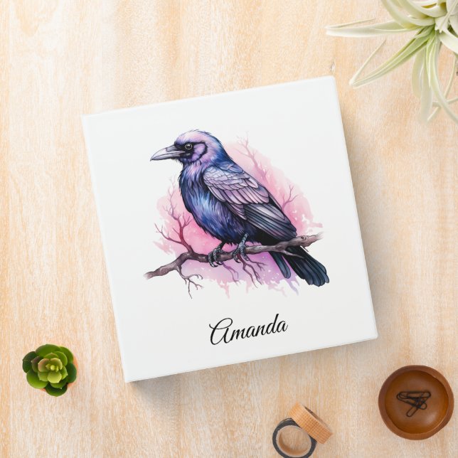 Classeur Un Corbeau noir sur une branche (In Situ)