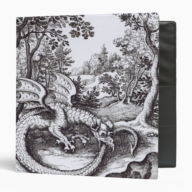 Classeur Un dragon dans la forêt (Devant/Intérieur)