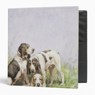 Classeur Un groupe de chiens français