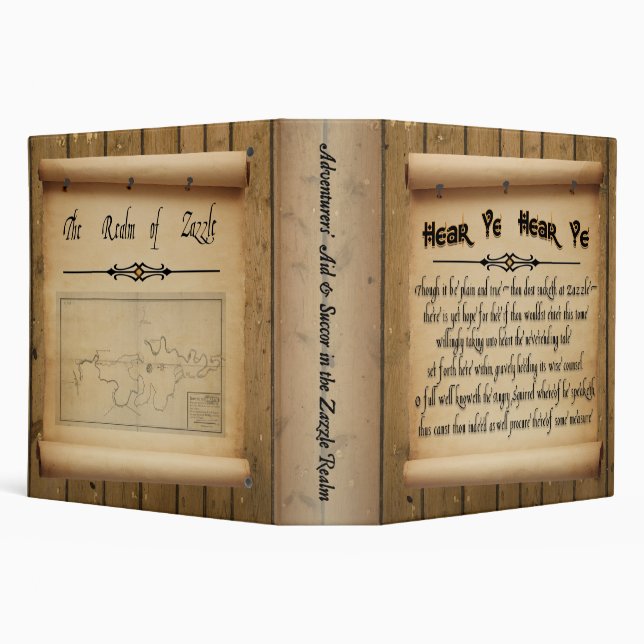 Classeur Un guide du royaume de Zazzle (Arrière-plan)