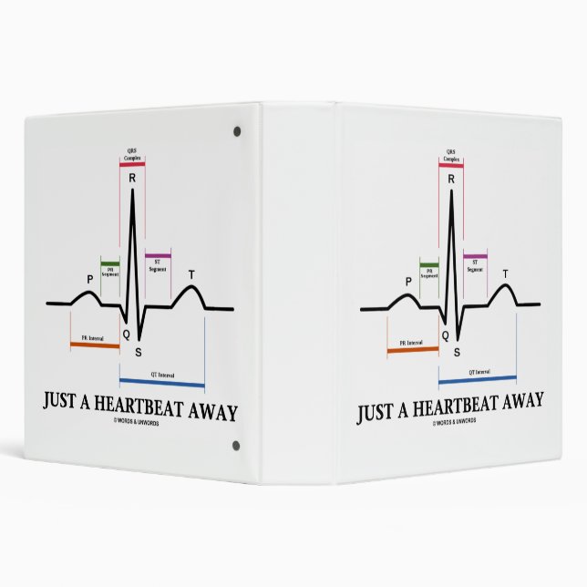 Classeur Un Humour EKG Electrocardiogramme À Un Rythme De C (Arrière-plan)
