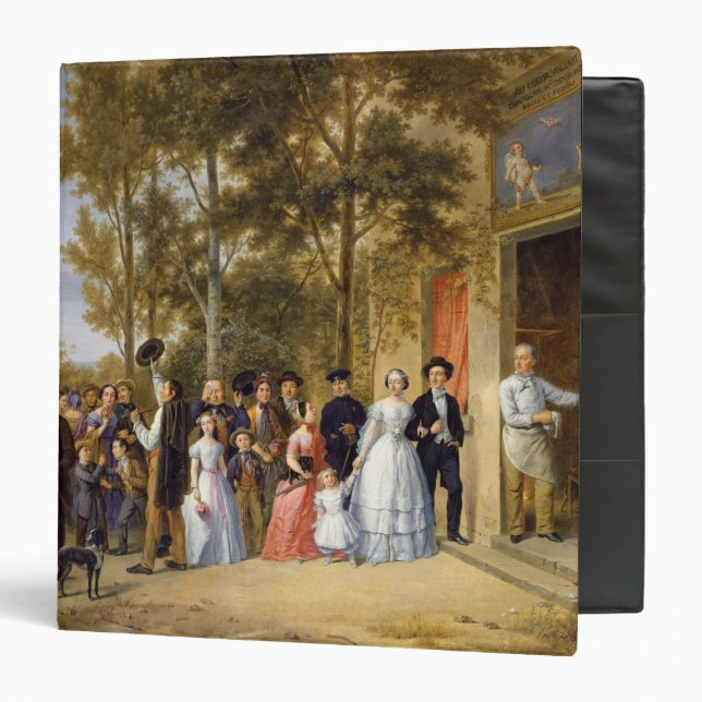 Classeur Un mariage chez le Coeur Volant, Louveciennes (Devant/Intérieur)