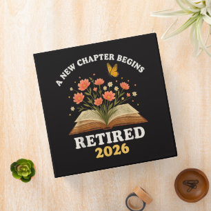 Classeur Un nouveau chapitre commence Retraité 2026
