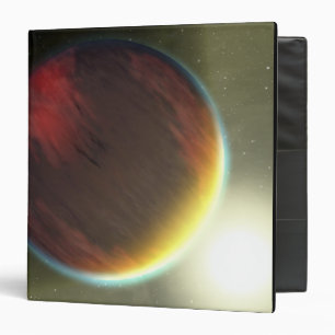 Classeur Un nuageux Jupiter-comme la planète qui orbite