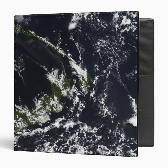 Classeur Un panache volcanique de la caldera Rabaul (Devant/Intérieur)