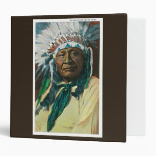Classeur Un portrait en chef indien d'ArapahoeColorado