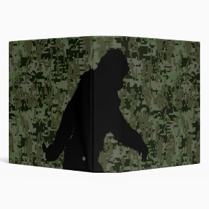 Classeur Un squatchin pour le camouflage numérique d'Olive