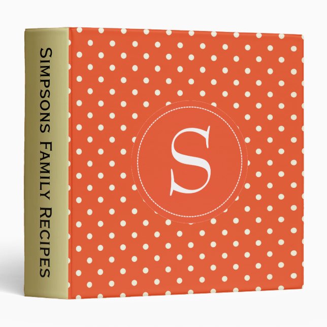 Classeur Un Tango Orange Tangerine Vibrant et Attrayant Les (Devant/Côté)