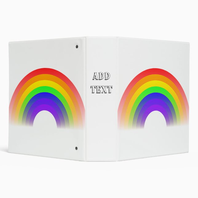 Classeur Une belle photo d'un arc en ciel (Arrière-plan)