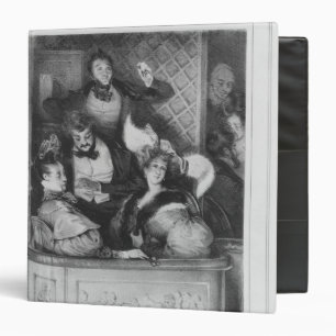 Classeur Une boîte avant de théâtre, gravée par Julien