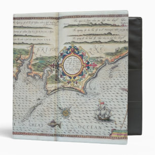 Classeur Une carte du littoral de la Bretagne, 1588