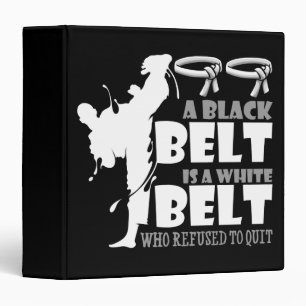 Classeur Une Ceinture Noire Est Une Ceinture Blanche Qui A