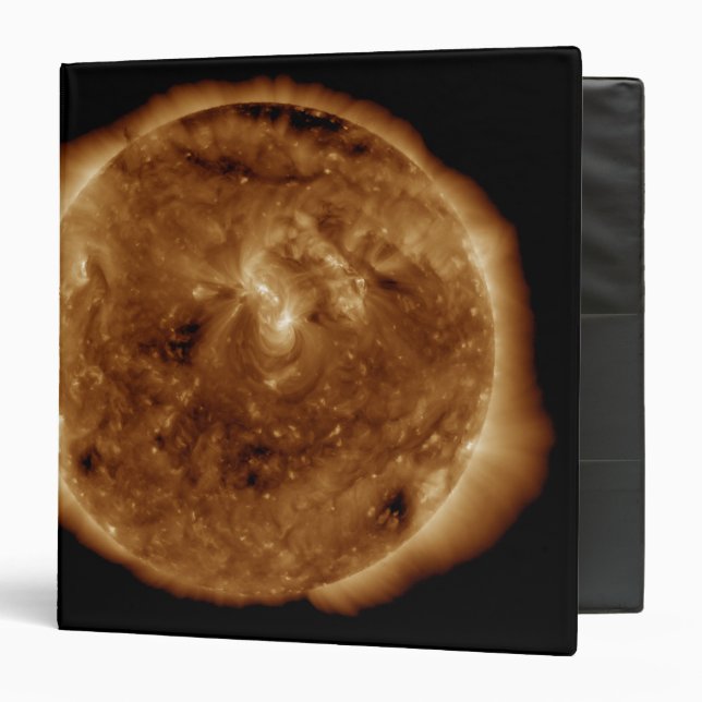 Classeur Une faille sombre dans l'atmosphère du soleil (Devant/Intérieur)