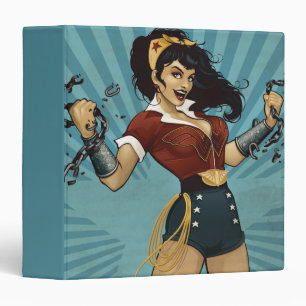 Classeur Une femme amazonienne unie Poster vintage