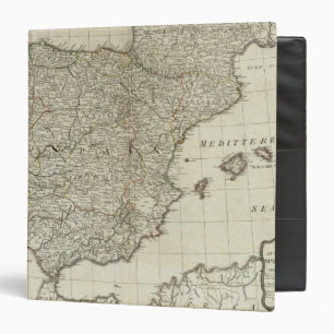 Classeur Une nouvelle carte des royaumes d'Espagne et du Po