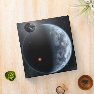 Classeur Une Planète Comme La Terre Avec Des Océans Qui Rev