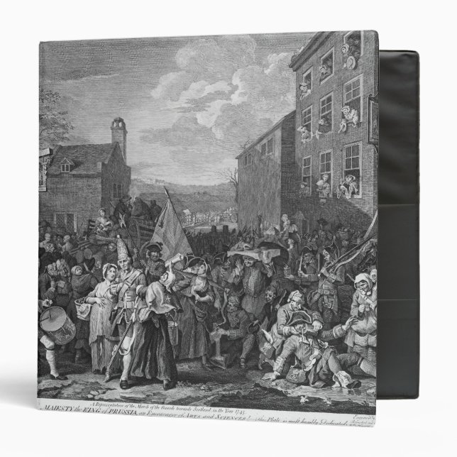 Classeur Une représentation de mars des gardes (Devant/Intérieur)