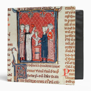 Classeur Une scène de baptême, de 'Decrets de Gratien'