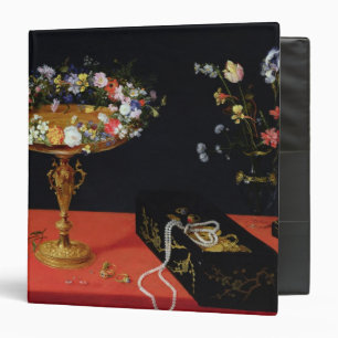 Classeur Une vie immobile d'un Tazza avec des fleurs
