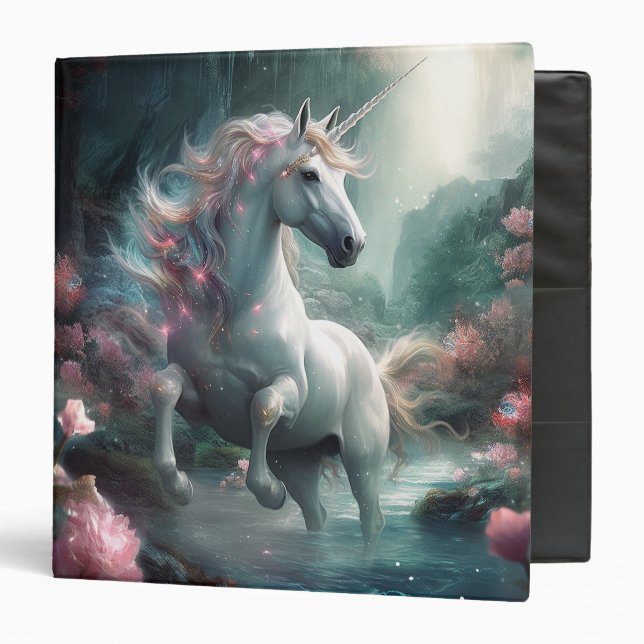 Classeur Unicorn Imaginaire Art (Devant/Intérieur)