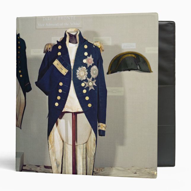Classeur Uniforme naval royal porté (Devant/Intérieur)