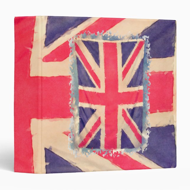 CLASSEUR UNION JACK (Devant/Côté)