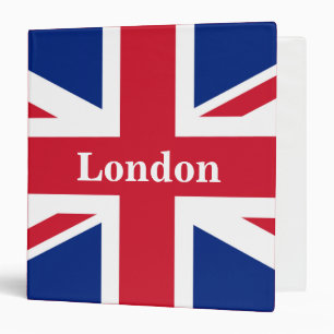 Classeur Union Jack London ~ Drapeau britannique
