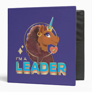 Classeur Unique à la licorne "I’m a Leader" Design