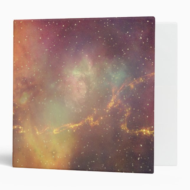 Classeur Univers de cosmos de manière laiteuse de galaxie (Devant/intérieur)