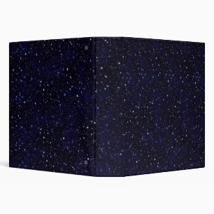 Classeur Univers étoiles espace profond Science Noir Modern