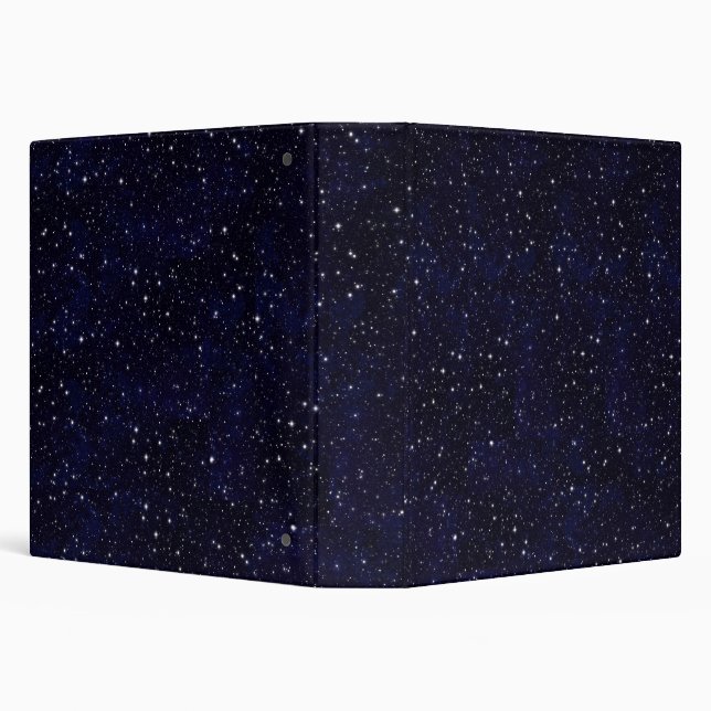 Classeur Univers étoiles espace profond Science Noir Modern (Arrière-plan)