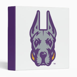 Classeur Université d'Albany Chef de la mascotte Great Dane