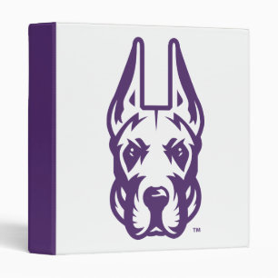 Classeur Université d'Albany Chef de la mascotte Great Dane