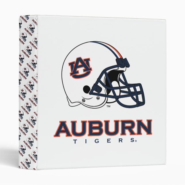 Classeur Université d'Auburn | Auburn Football (Devant/Côté)
