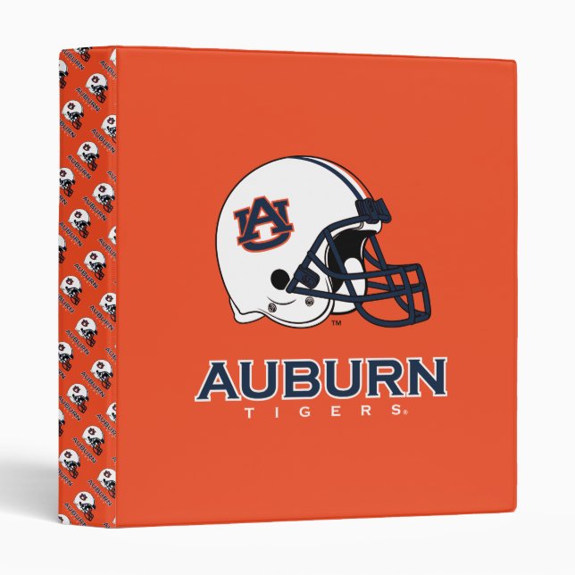 Classeur Université d'Auburn | Auburn Football (Devant/Côté)