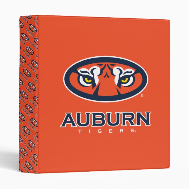 Classeur Université d'Auburn | Auburn Tigers (Devant/Côté)
