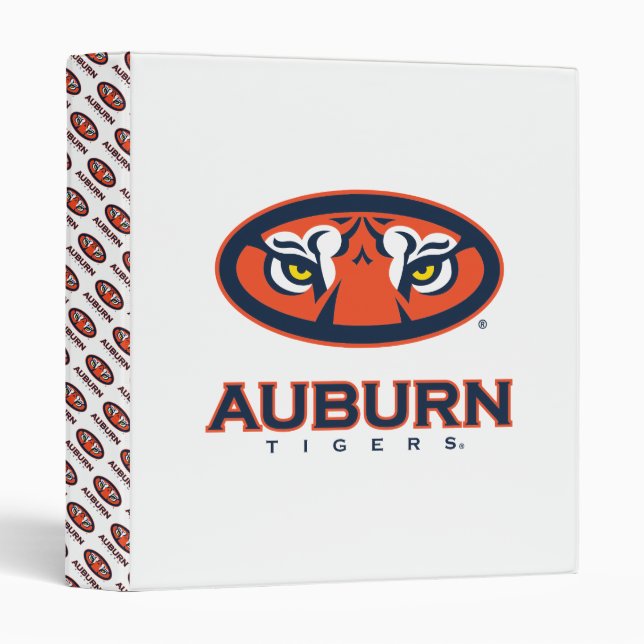 Classeur Université d'Auburn | Auburn Tigers (Devant/Côté)