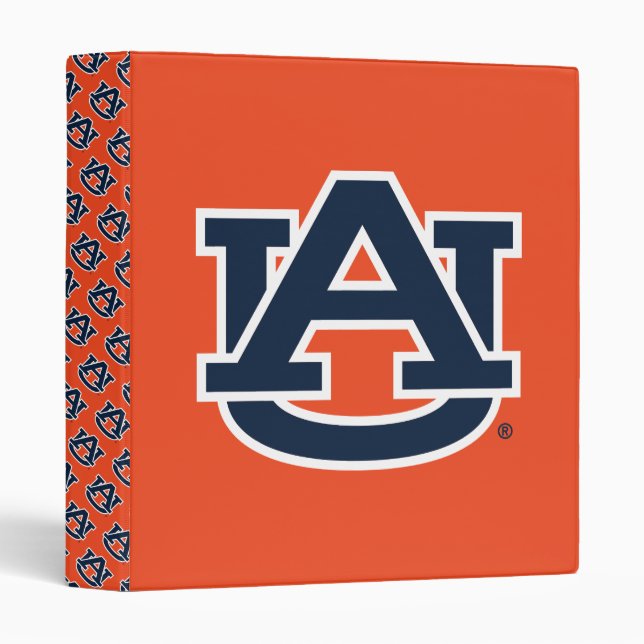 Classeur Université d'Auburn | Auburn UA Logo (Devant/Côté)
