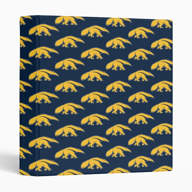 Classeur Université de Californie, Irvine Anteater (Devant/Côté)