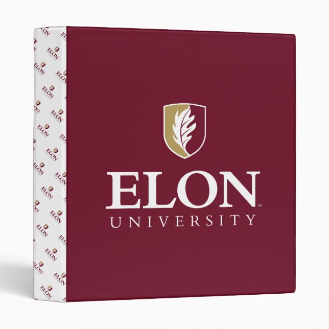 Classeur Université Elon (Devant/Côté)