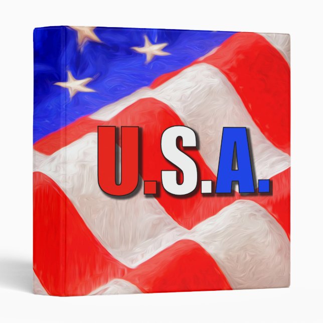CLASSEUR USA (Devant/Côté)