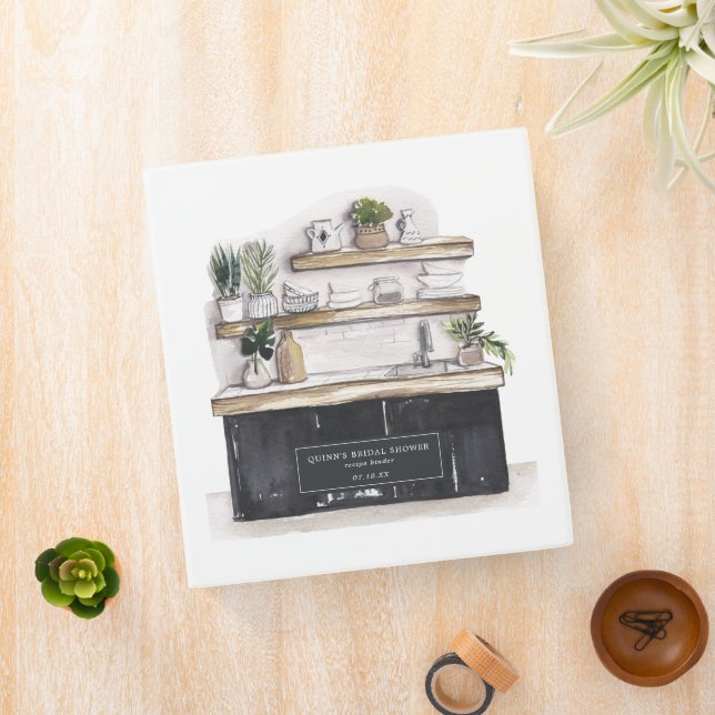 Classeur Ustensiles de cuisine aquarelle | Recette Fête des (In Situ)
