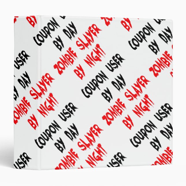 Classeur Utilisateur Coupon Zombie Slayer (Devant/Côté)